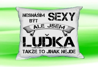 Polštář se jménem LUĎKA Bilý