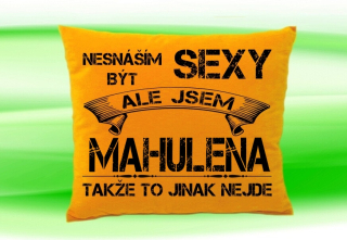 Polštář se jménem MAHULENA Medový