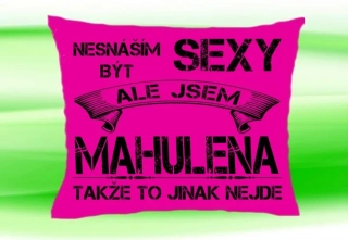 Polštář se jménem MAHULENA Růžový