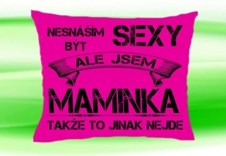 Polštář se jménem MAMINKA Růžový