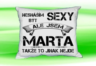 Polštář se jménem MARTA  