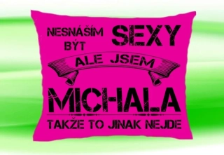 Polštář se jménem MICHALA 