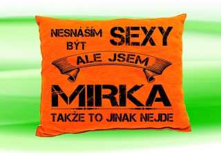 Polštář se jménem MIRKA 