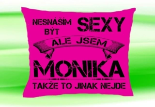 Polštář se jménem MONIKA 