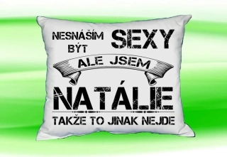 Polštář se jménem NATÁLIE 