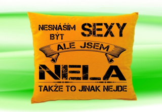 Polštář se jménem NELA Medový