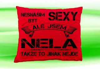 Polštář se jménem NELA 