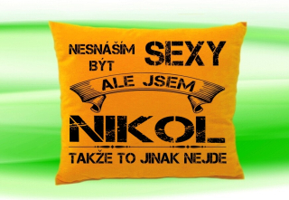 Polštář se jménem NIKOL Medový