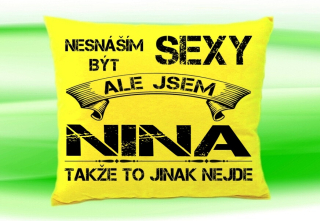 Polštář se jménem NINA 