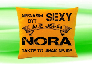 Polštář se jménem NORA Medový