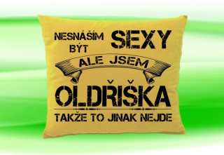 Polštář se jménem OLDŘIŠKA Béžový