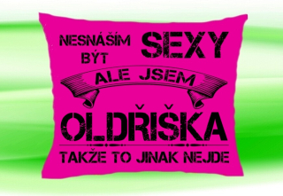 Polštář se jménem OLDŘIŠKA Růžový