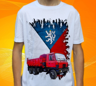 tričko  815 nákladní auto České výroby 