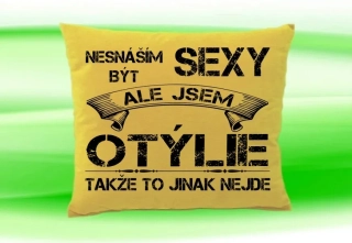 Polštář se jménem OTÝLIE  Béžový
