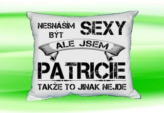 Polštář se jménem PATRICIE Bilý