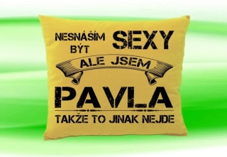 Polštář se jménem PAVLA 