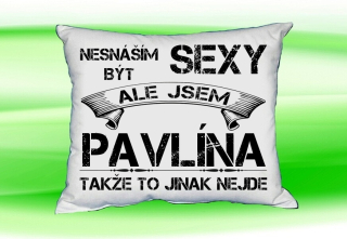 Polštář se jménem PAVLÍNA  