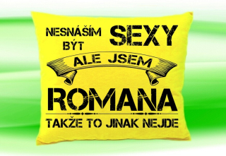 Polštář se jménem ROMANA 