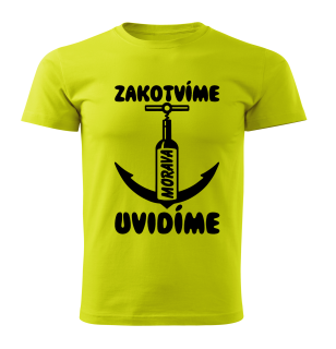 Vodácké tričko Zakotvíme uvidíme Morava 