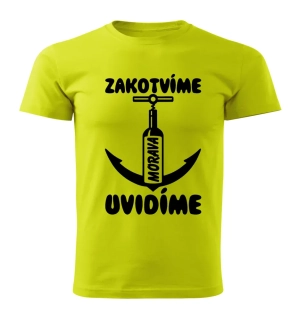 Vodácké tričko Zakotvíme uvidíme Morava dětské 122