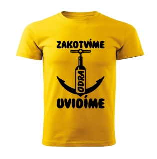 Vodácké tričko Zakotvíme uvidíme Odra pánské XXL