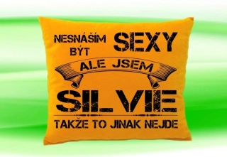 Polštář se jménem SILVIE  