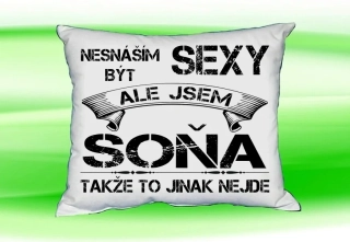 Polštář se jménem SOŇA   