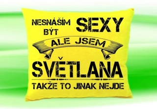 Polštář se jménem SVĚTLANA     
