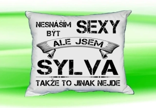 Polštář se jménem SYLVA    