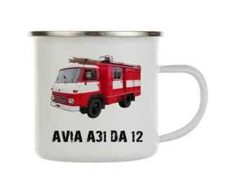 Moon River AVIA A31 DA 12  hasičský hrneček plecháček obsah 360 ml