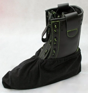 Moon River textilní návleky na obuv barva černé 1 kus