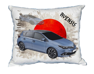 Polštářek s osobním autem Toyota Avensis 