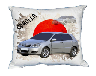 Polštářek s osobním autem Toyota Corolla 2004 