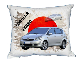 Polštářek s osobním autem Toyota Corolla Verso 