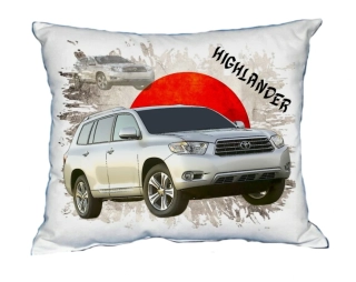 Polštářek s osobním autem Toyota Highlander 