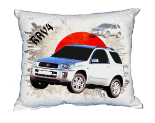 Polštářek s osobním autem Toyota RAV4 3door 