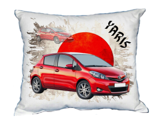 Polštářek s osobním autem Toyota Yaris 