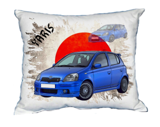 Polštářek s osobním autem Toyota Yaris 2003 