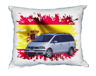 Polštářek s osobním autem Seat Alhambra 2000 