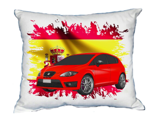 Polštářek s osobním autem Seat Leon Cupra 