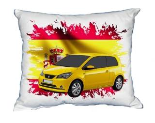 Polštářek s osobním autem Seat Mii 