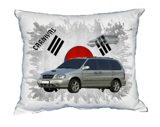 Polštářek s osobním autem Kia Carnival 