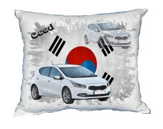 Polštářek s osobním autem Kia Ceed 