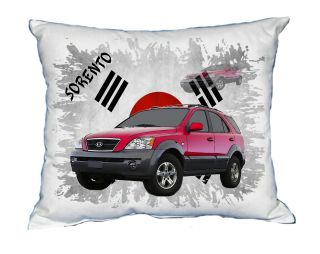 Polštářek s osobním autem Kia Sorento 2005 