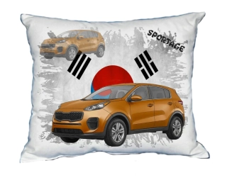 Polštářek s osobním autem Kia Sportage 