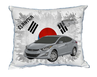 Polštářek s osobním autem Hyundai Elantra 