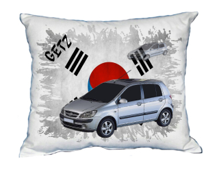 Polštářek s osobním autem Hyundai Getz 