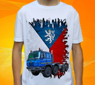 tričko nákladní auto České výroby tahač 