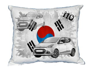 Polštářek s osobním autem Hyundai i10 