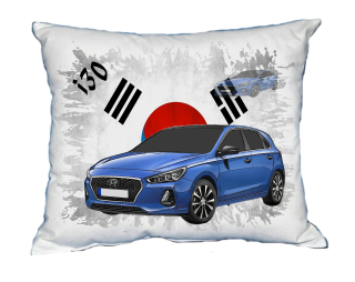 Polštářek s osobním autem Hyundai i30 